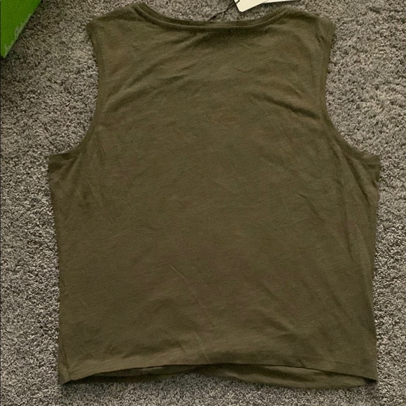 Sanctuary Olive Green Tank Top nwt - Picture 2 of 3